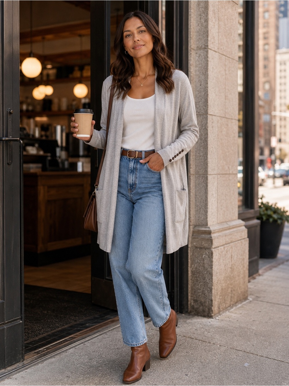 NWOT—Christopher & Banks 
Light Gray Cardigan